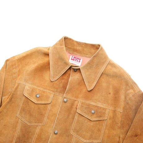 70s Levi's 3rd Type Suede Jacket "Big-E"