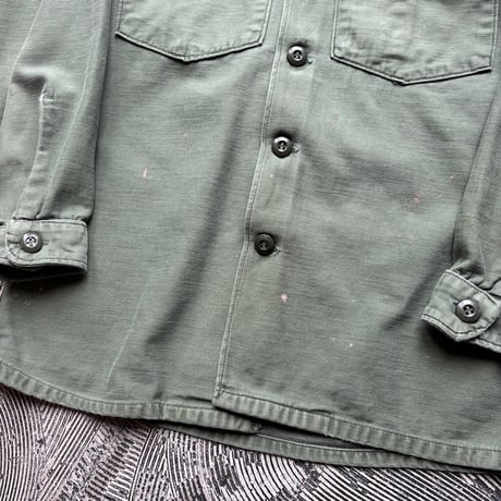 60-70s US.ARMY OG107 Utility Shirt 3rd Model