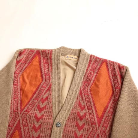 Patterned Knit Cardigan