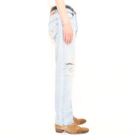 90's Levi's 501 Damage Denim Pants MADE IN MEXICO