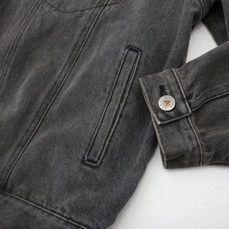 Black Denim Trucker Jacket