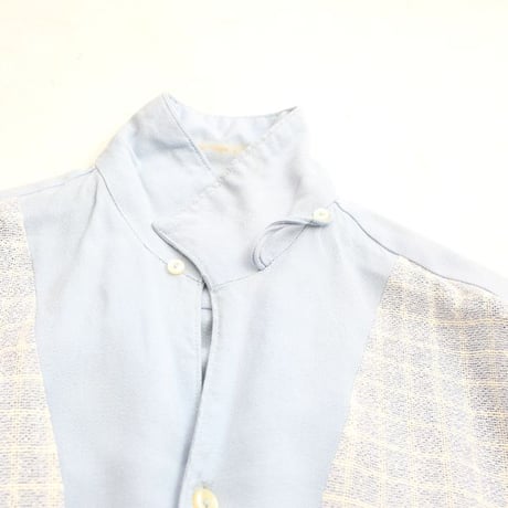 50's Rayon Italian collar Shirt