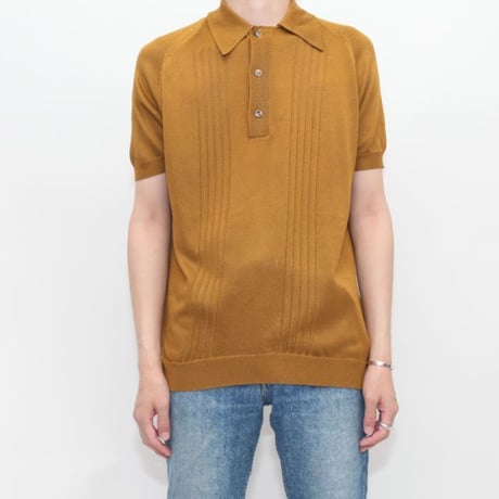 Euro Vintage Knit Polo Shirt
