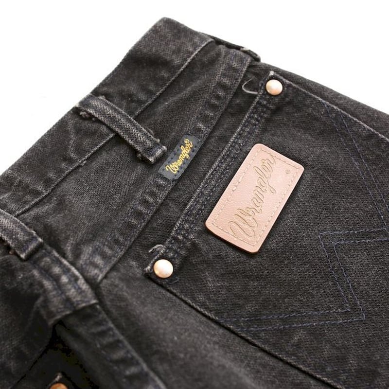 Wrangler 13MWZWK Black Denim Pants | Strato