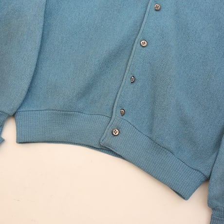 70's Arnold Palmer Alpaca × Wool Knit Cardigan