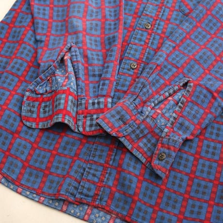 Plaid Print Flannel Shirt