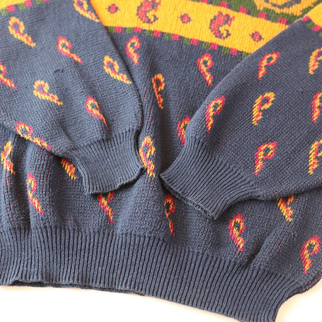 Paisley Cotton Knit