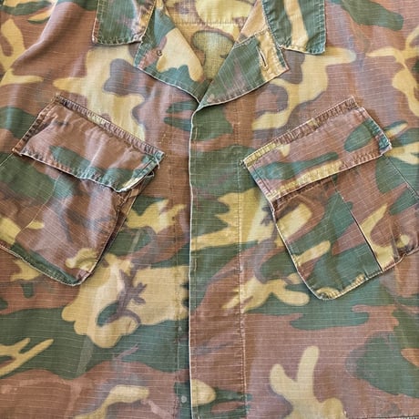 60s US.ARMY ERDL Leaf Patterned Jungle Fatigue Jacket