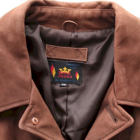 Vintage Nuback Leather Coat