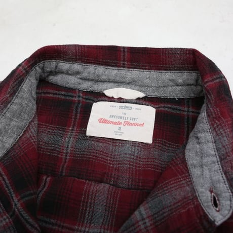 Ombre Check Flannel Shirt