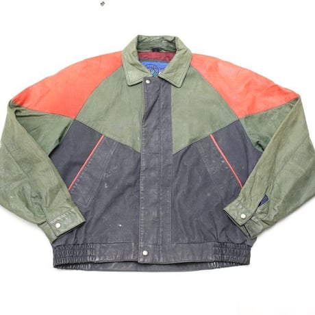 Multi Color Leather Jacket