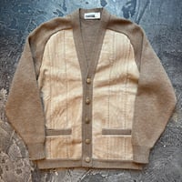 Tundra Suede × Wool Knit Cardigan MADE IN CANADA