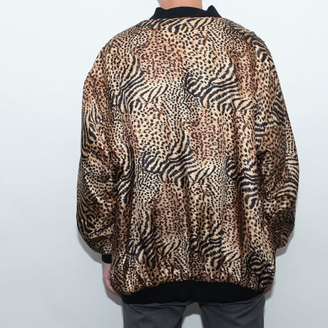 Animal Pattern Bomber Jacket