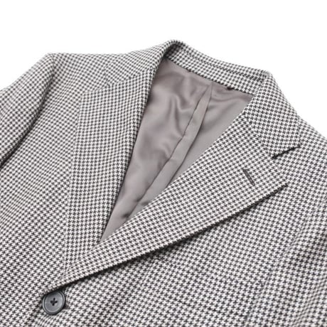 Hound's Tooth Wool Coat