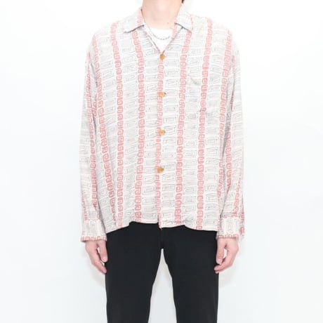 50's TOWNCRAFT Rayon L/S Shirt