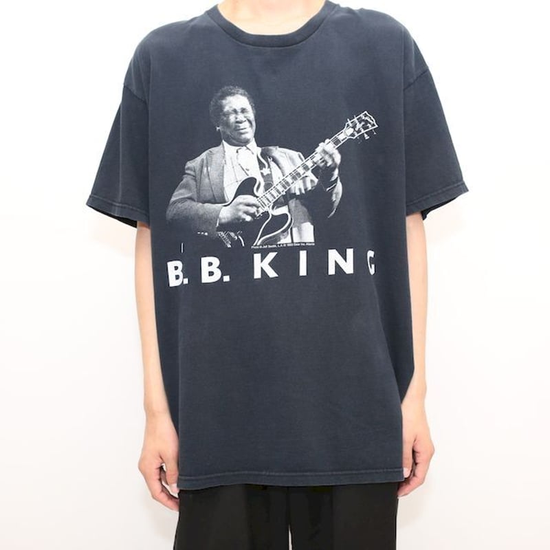 90s  KING Tシャツ BLUES JAZZ GEAR INC Vintage 90s 1997 B.B. King Gear Inc Ink Jazz Blues Soul