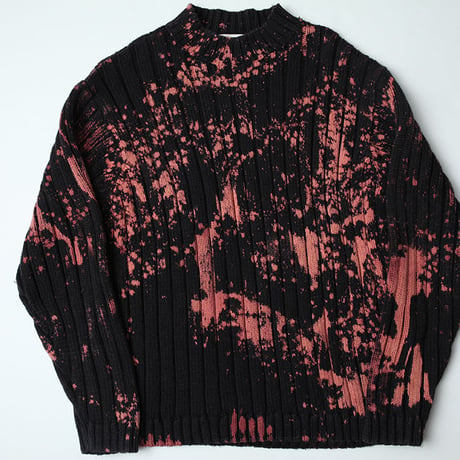 Hard Bleach Wash Cotton Sweater