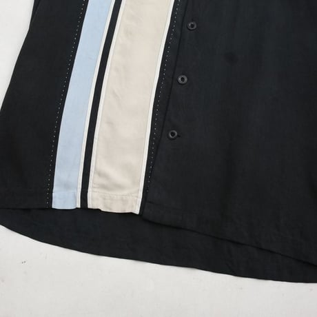 Nat Nast 50's Style Open Collar Silk S/S Shirt