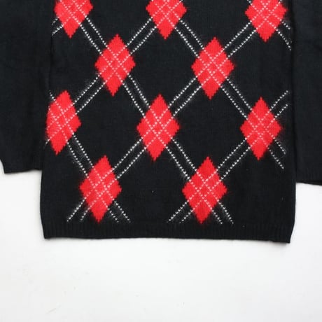 Angora Rabbit Hair × Lambs Wool Knit Sweater