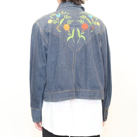 Embroidery Denim  Jacket