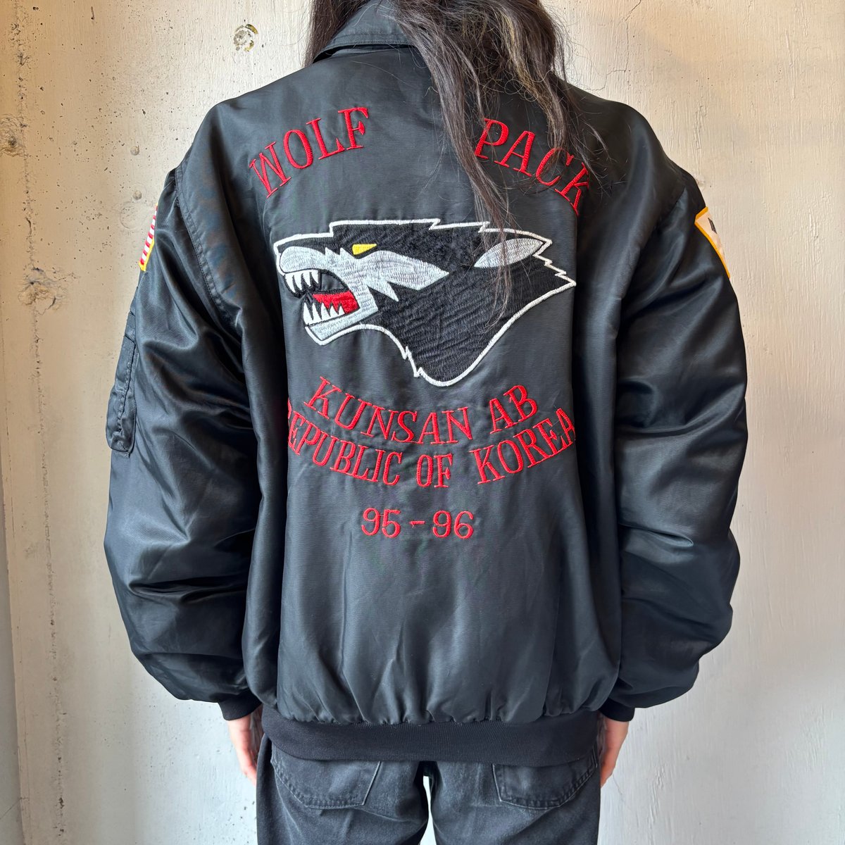 korea ジャケット60s　スーベニアジャケット最終値下げ！ 50年代 50s 60年代 60s レーヨン 開襟 オープンカラー 和柄