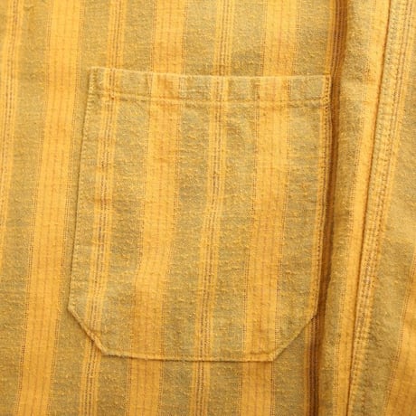 Garment dyed Stripe Pattern Pajama Shirt