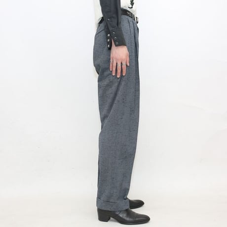 50-60's Pleated Nep Slacks