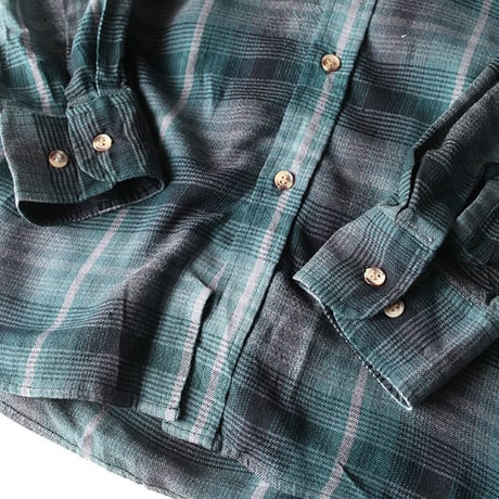 Ombre Check Acrylic L/S Shirt