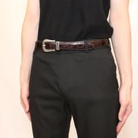 Western Leather Belt Reversible
