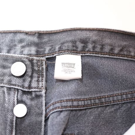 Levi's 501 Damage Black Denim Pants