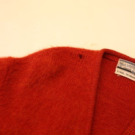 60's Saxony Mohair Knit Cardigan