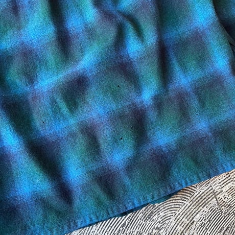 70s Pendleton Ombre Plaid Loop Shirt