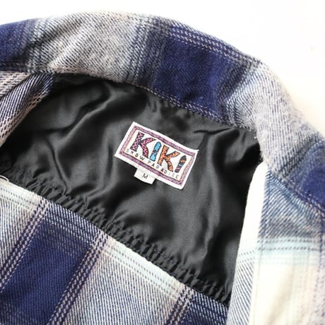 Ombre Plaid Flannel Zip Shirt