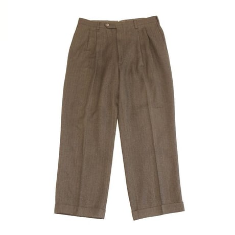 80's JOS.A.BANK Herringbone Wool Slacks