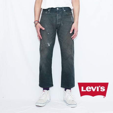 リーバイス 501 ブラック ペンキ Levis
