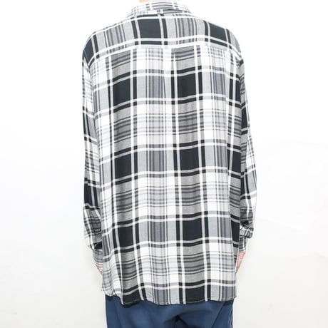 Rayon Checked Pattern Shirt