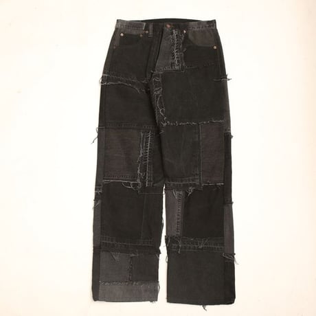 Levi's Patchwork Remake Black Denim Pants