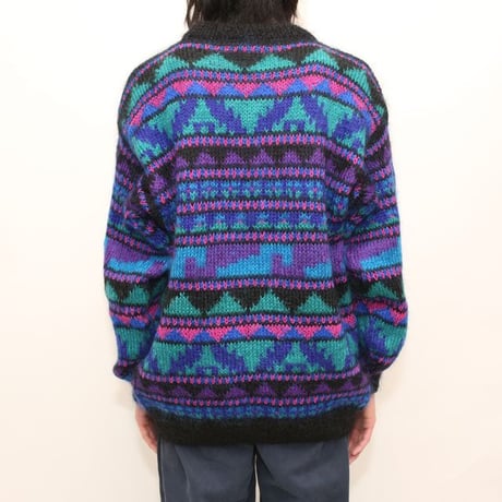 Hand Made Mohair Knit Sweater
