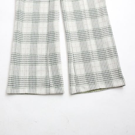 70's Plaid Flared Pants