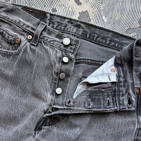 90s Levi's 501 Black Denim Pants MADE IN USA