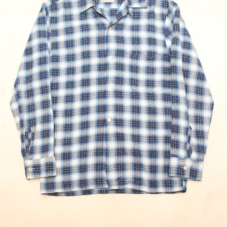 60s Sandy Mac Donald Open Collar Rayon Shirt