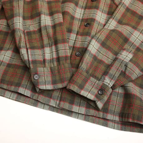 60s Pendleton Wool Plaid Loop Shirt