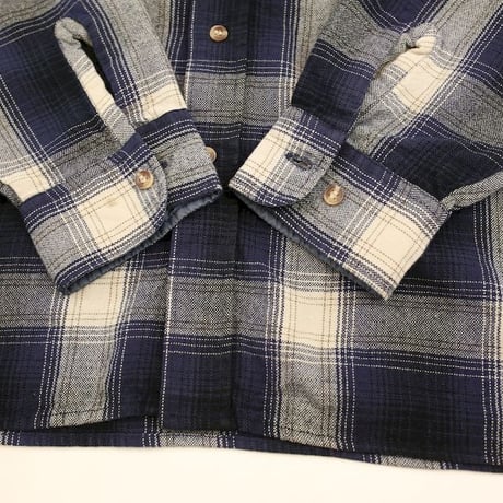 CLAYBROOKE Ombre Check Acrylic L/S Shirt