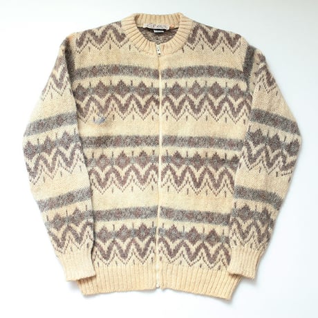 ウールジップアップカーディガン Wool Zip Cardigan