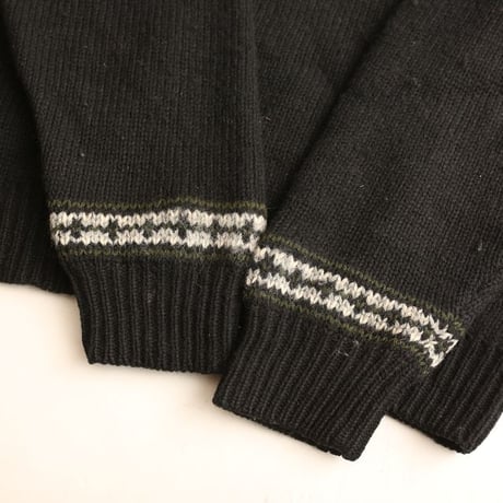Nordic Pattern Wool Knit Sweater