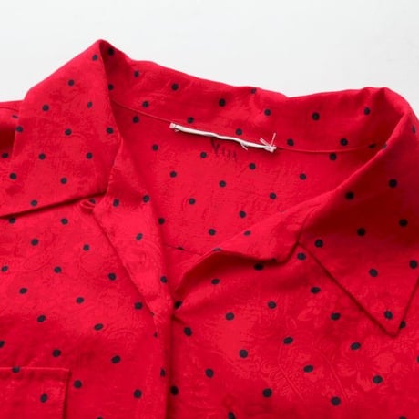 Dot Pattern Silk L/S Shirt