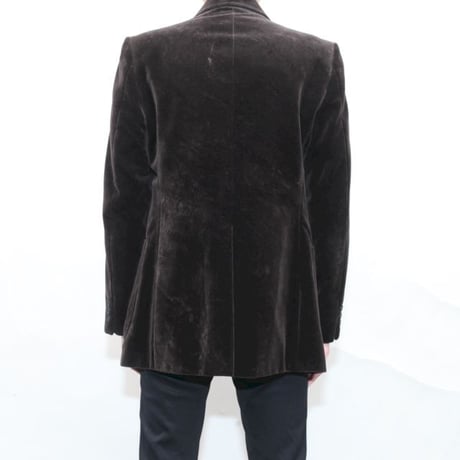 Cotton Velour Tailored Jacket