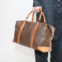 Vintage Celine Macadam Boston Bag