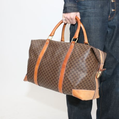 Vintage Celine Macadam Boston Bag