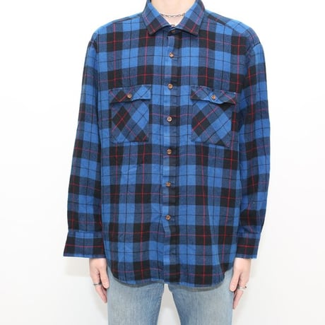 90's Le Tigre Plaid Acrylic Shirt